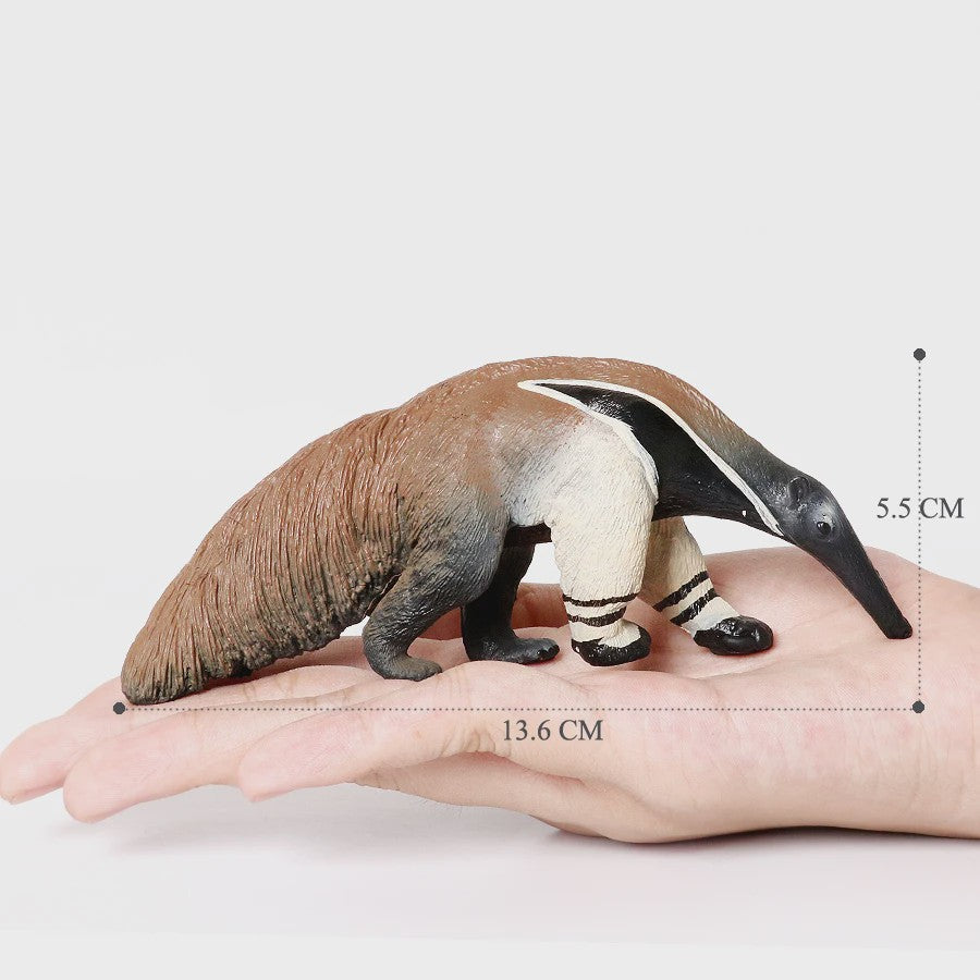 Realistische Dierenfiguren: Miereneter, Tapir, Schuifdiertje & Gordeldier - Educatief Speelgoed voor Kinderen