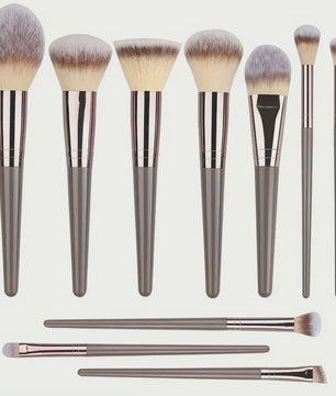 Professionele Make-up Kwasten Set (20 Stuks) - Foundation, Oogschaduw & Meer