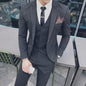 S-7XL (Jacket+Vest+Pants) Fashion Boutique Lattice Formal Business Mens Suit 3Pcs Set Groom Wedding Dress Plaid Suit Show Stage