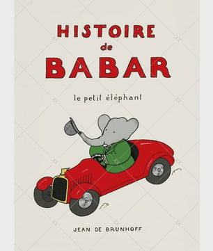 Babar Poster Canvas - Sprookjes Kunst voor Kinderkamer & Babykamer Decoratie