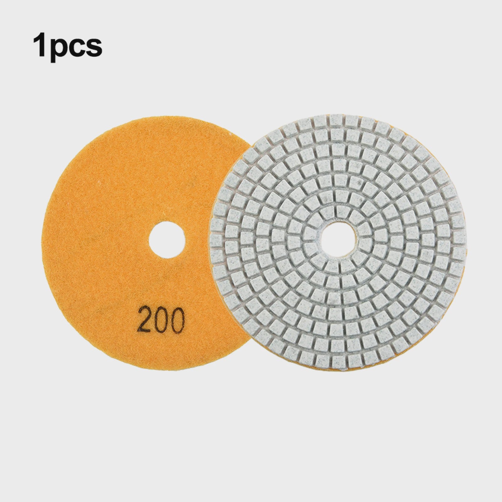4-Inch Diamant Polijstschijven Set (30-10000 Grit) voor Nat/Droog Gebruik - Steen, Beton, Marmer