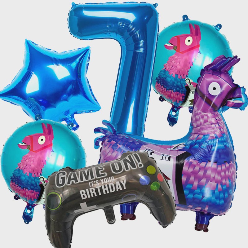 Feestdecoratie Fortnite & Llama Thema - Verjaardag, Babyborrel & Kinderfeest