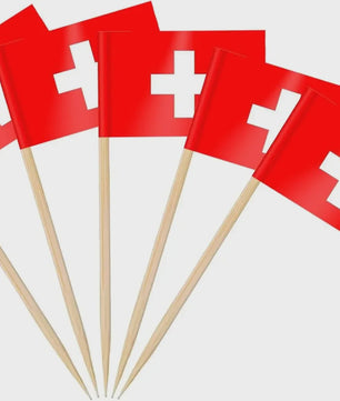 100 Stuks Ierse Vlag Prikkers - Mini Vlaggetjes voor Cupcakes, Hapjes en Cocktails