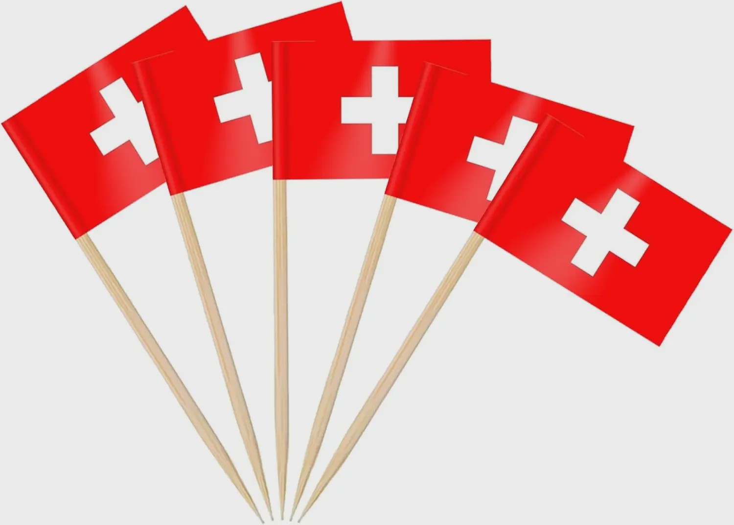 100 Stuks Ierse Vlag Prikkers - Mini Vlaggetjes voor Cupcakes, Hapjes en Cocktails