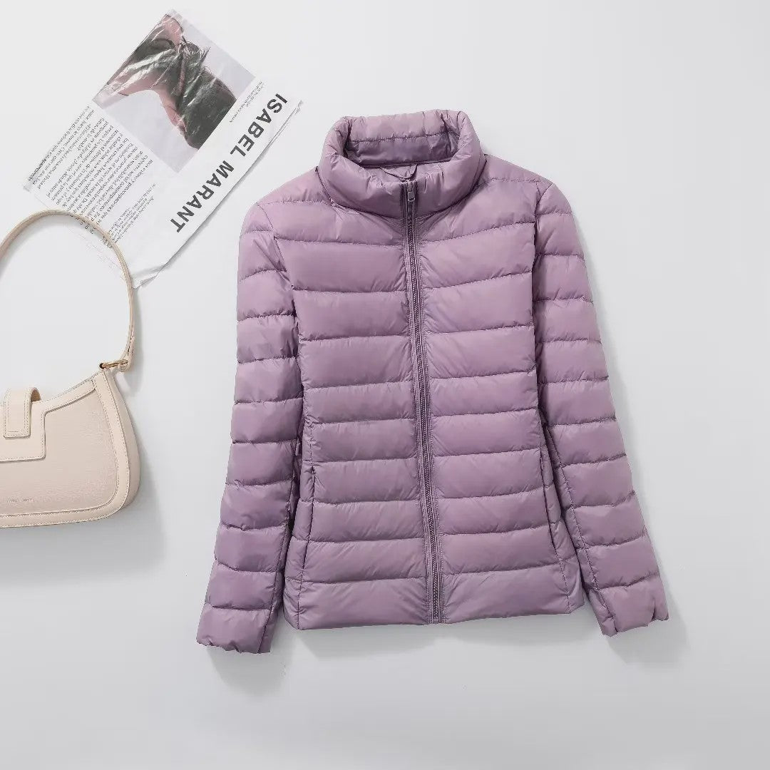 Dames Lichtgewicht Donsjack - Kort, Warm & Stijlvol Lente Jack - 15 Kleuren