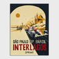 Retro F1 Formule 1 Raceauto Posters - Neon City Canvas Muurkunst
