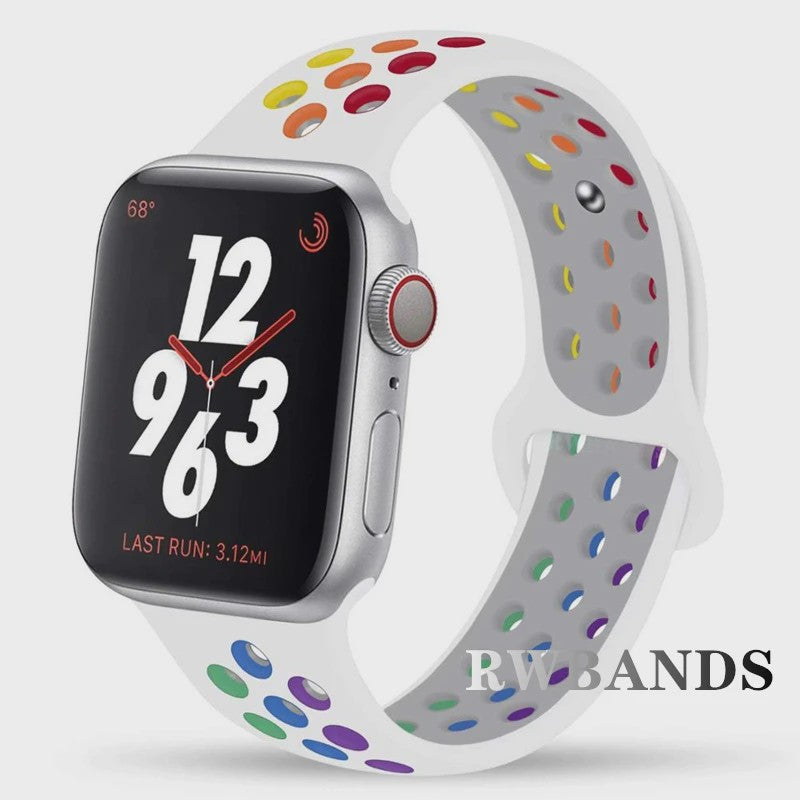 Ademende Sportband voor Apple Watch (38-49mm) - Comfortabele Vervangingsband