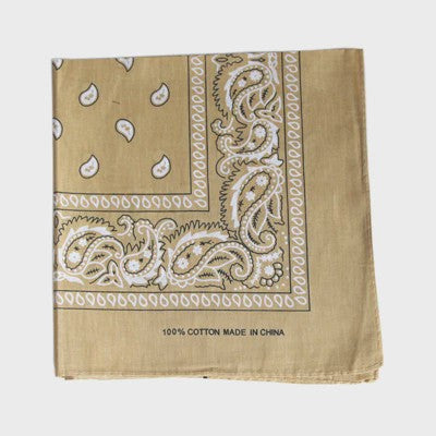 Klassieke Katoenen Bandana 55x55cm - Paisley Print Hoofdband voor Dames & Heren