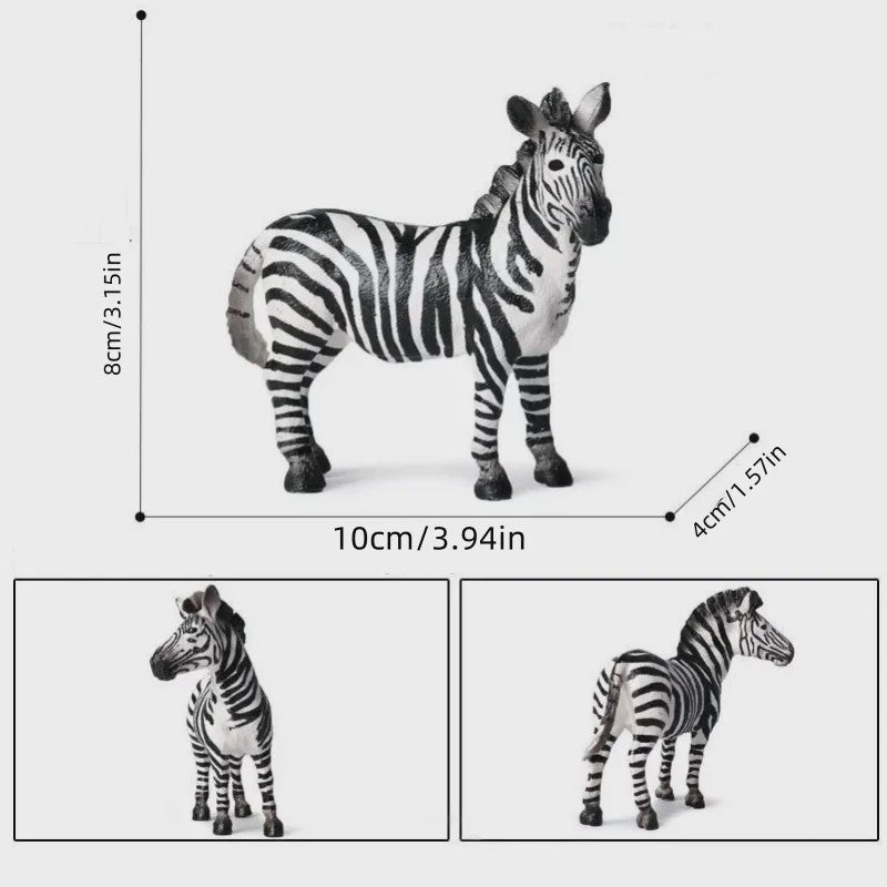 Realistische PVC Dierenfiguren Set: Wilde Dieren Collectie