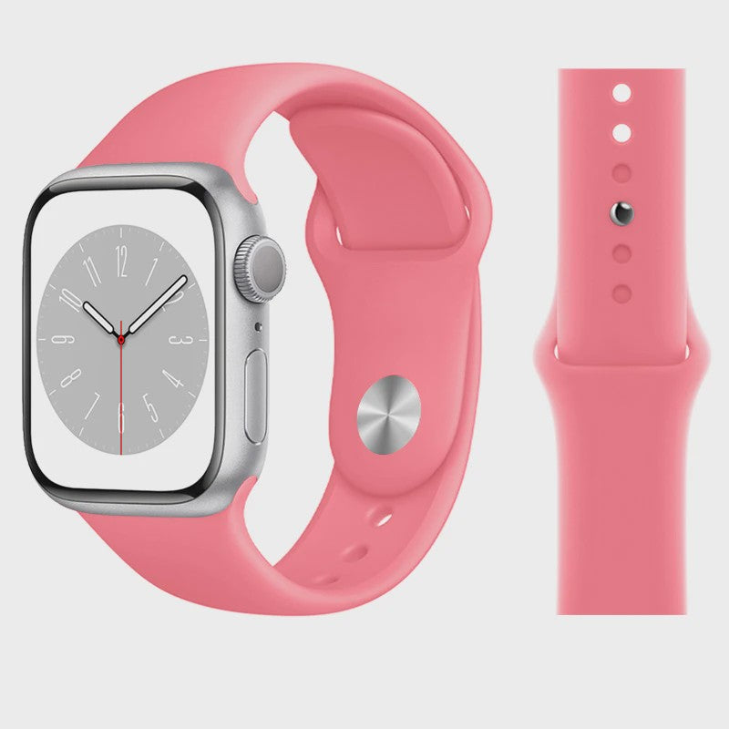 Sport Siliconen Bandje voor Apple Watch 38-49mm - Serie 1 t/m 11, SE, Ultra