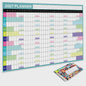 2027 Jaarplanner Kalender - Creatieve Wandkalender & Planner met Stickers