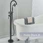 Vrijstaande Badkraan met Douchefunctie - Zwart, Chroom, Goud - Zwenkbare Uitloop & Warm/Koud Water Mixer