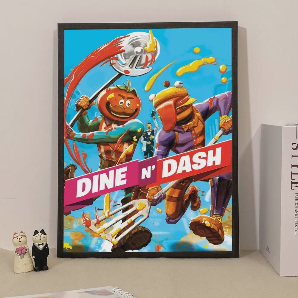 Fortnite Game Poster - Decoratieve Muurkunst voor Fans