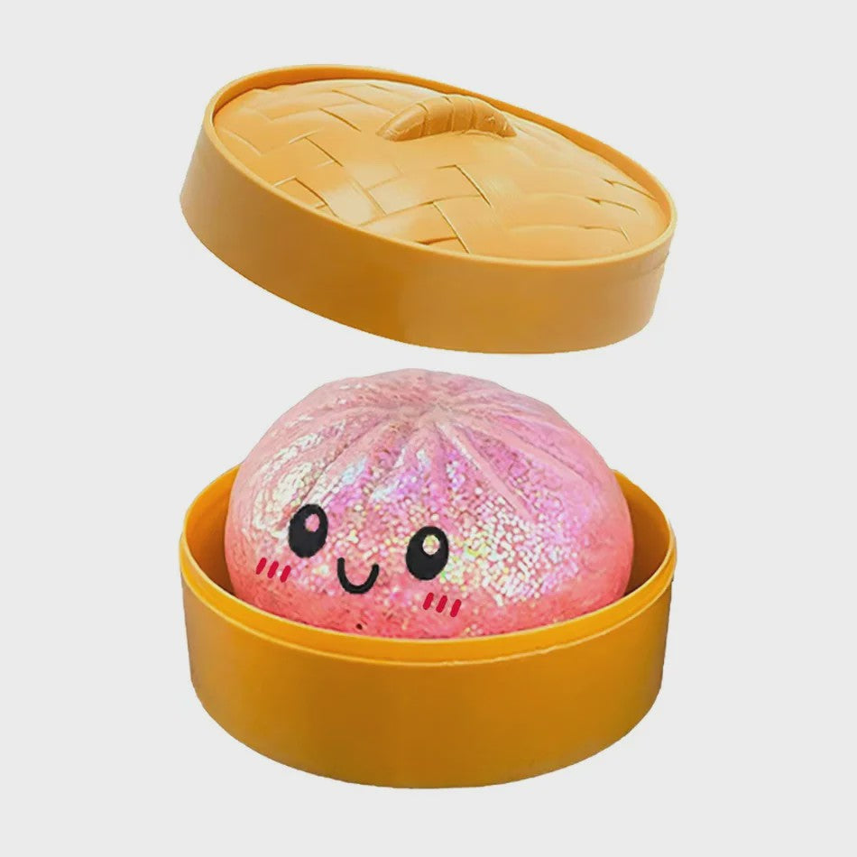 Glitter Dumpling Squishy: Zachte Stressbal voor Eindeloos Speelplezier