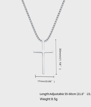 Heren RVS Kruis Ketting met Jezus Hanger - Religieuze Christelijke Sieraden