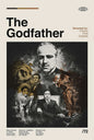 Iconische Film & TV Canvas Posters: Friends, Back to the Future, Pulp Fiction, The Godfather