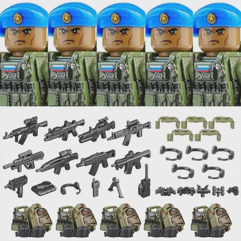 Bouwstenen Militaire Special Forces Commando Figuren met Wapens