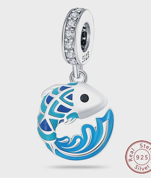 925 Sterling Zilver Charms: Walvishaai, Zeepaardje & Dolfijn - Luminous DIY Sieraden & Cadeaus
