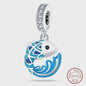 925 Sterling Zilver Charms: Walvishaai, Zeepaardje & Dolfijn - Luminous DIY Sieraden & Cadeaus