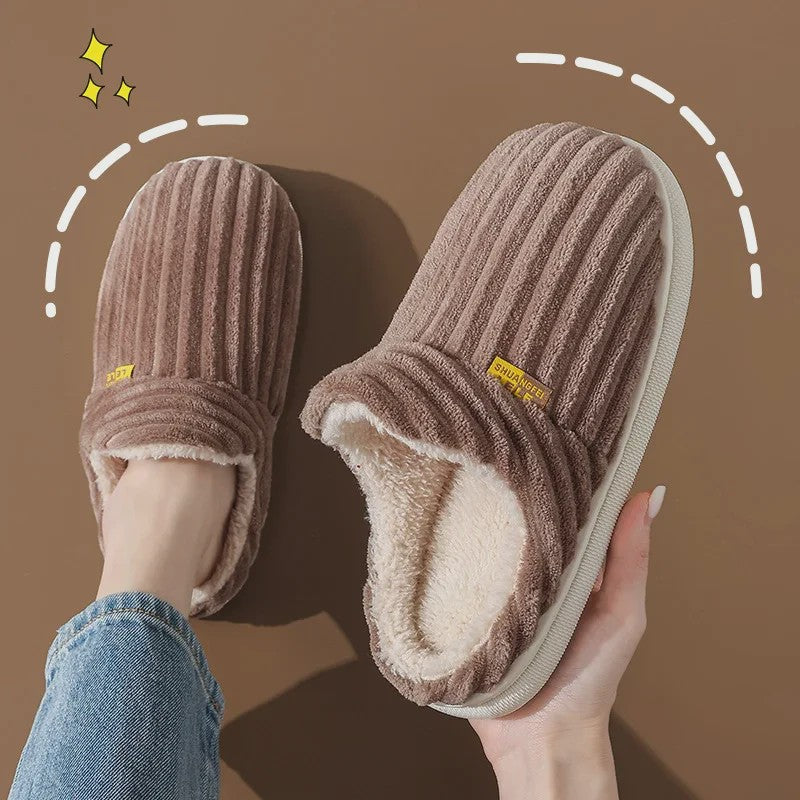 Herenslippers Winter Laarzen - Zachte Pluche & Katoen, Warm & Comfortabel voor Binnen