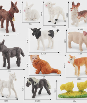 Plastic Dieren Speelgoed Collectie: Zee, Land & Insecten Miniatuur Set voor Kinderen