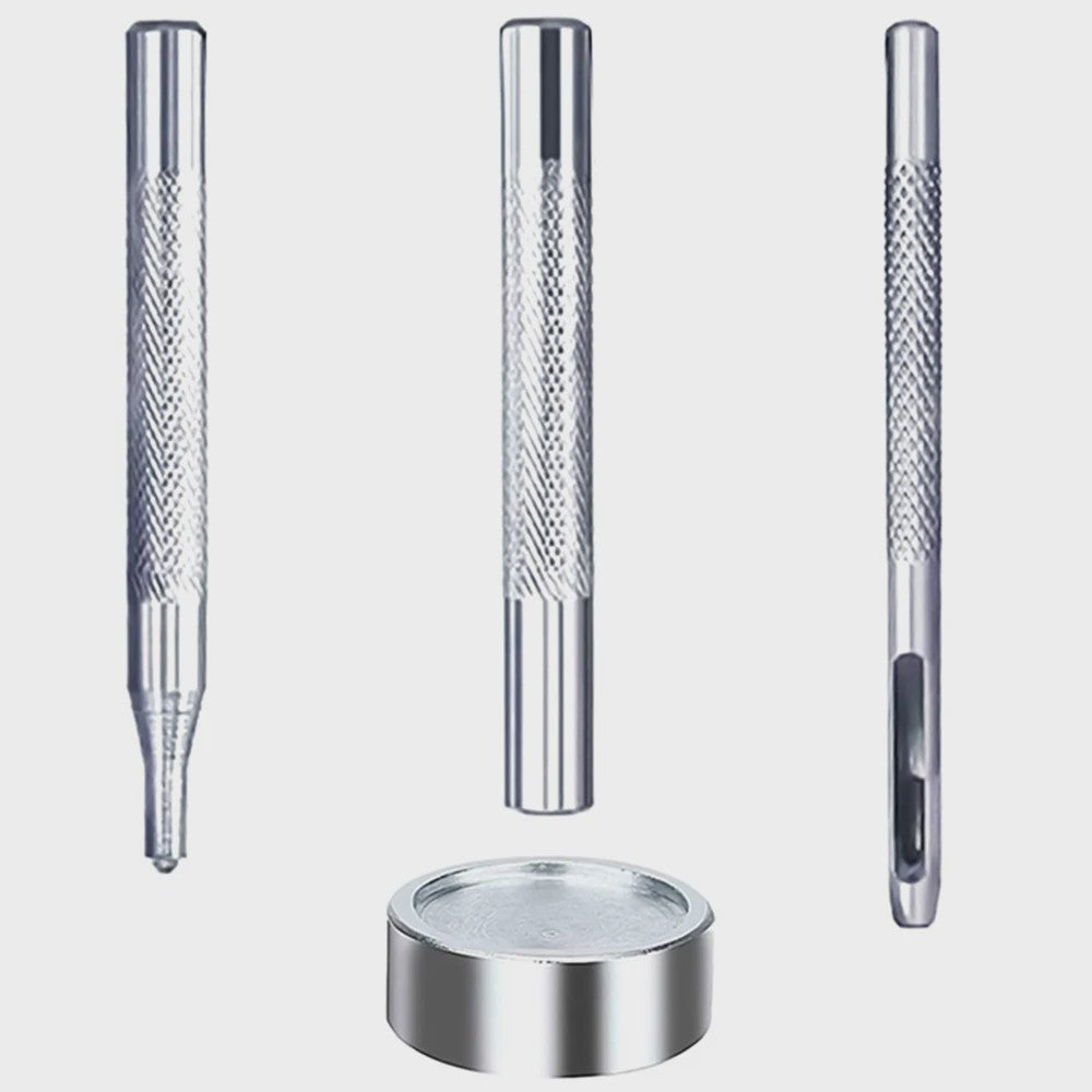 Roestvrij Staal Drukknopen Set 12.5mm Gunmetal Zwart - Kleding & Tassen