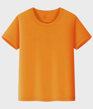Basic Katoenen T-shirt voor Kinderen & Baby's - Jongens & Meisjes - Wit & Roze - Maten 1 t/m 14 Jaar