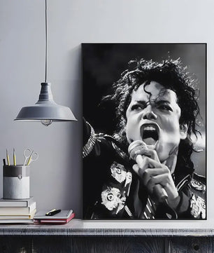 Iconische Michael Jackson Poster - Retro Muziek Kunst Decoratie