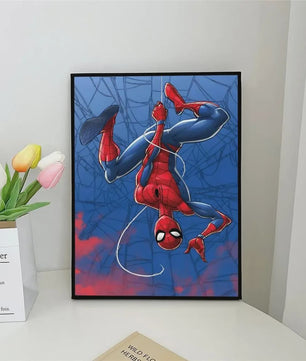 Frameloze Spiderman Poster - Marvel Kunst Print voor Woonkamer, Slaapkamer, Bar