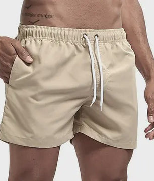 Heren Sneldrogende Zwemshorts met Trekkoord en Zakken - Perfect voor Strand en Zomeractiviteiten