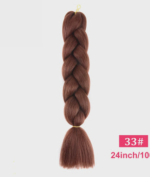 24 Inch Jumbo Braids Haarverlenging - Synthetisch Vlecht Haar in Kleurrijke Tinten