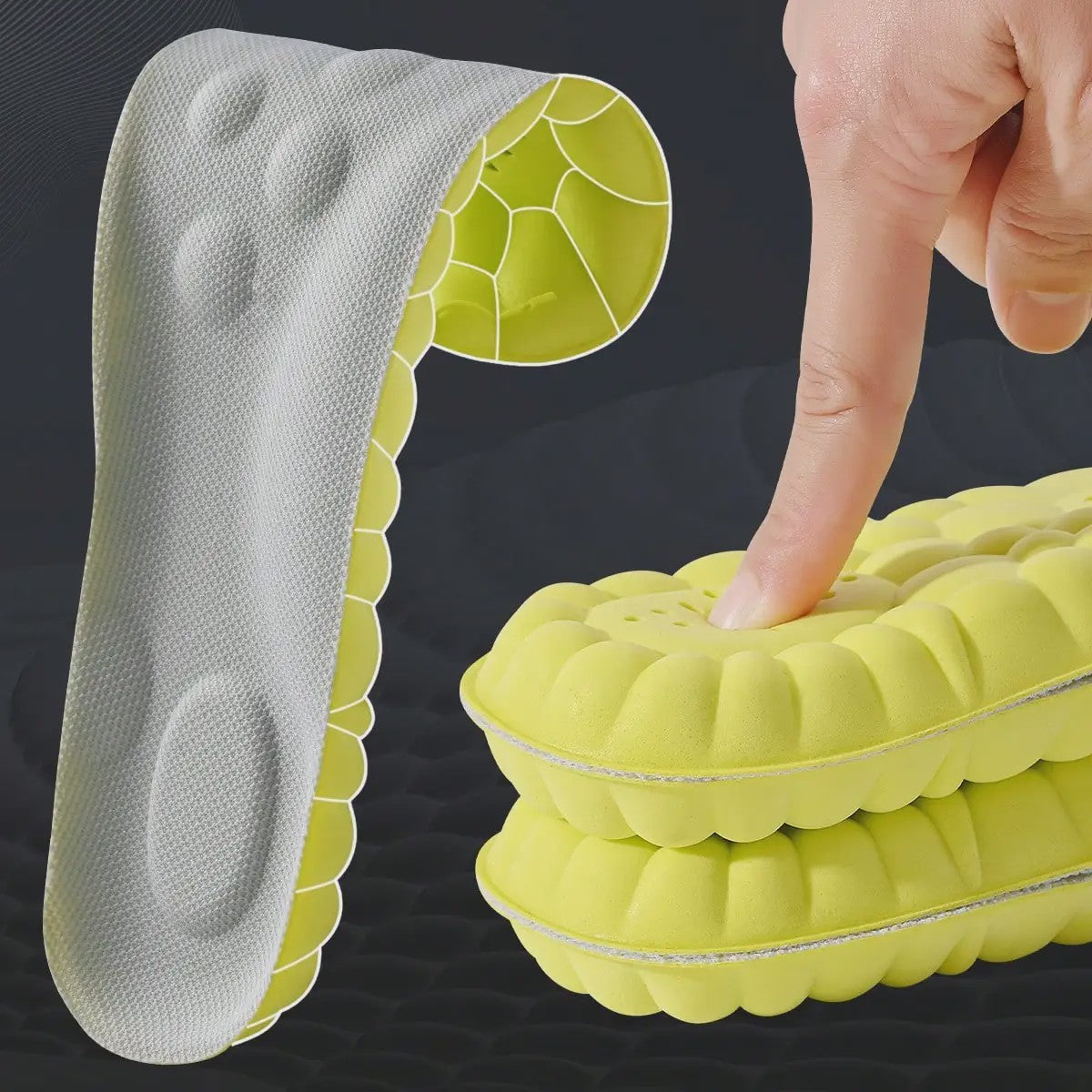Latex Sportzolen - Zachte Hoge Elasticiteit, Ademend & Schokabsorberend met Voetboogondersteuning