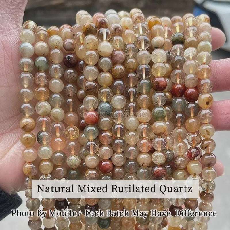 Natuurlijke Donkerrode Granaat Kralen Rond - 4-10mm - Sieraden Maken DIY Ketting Armband