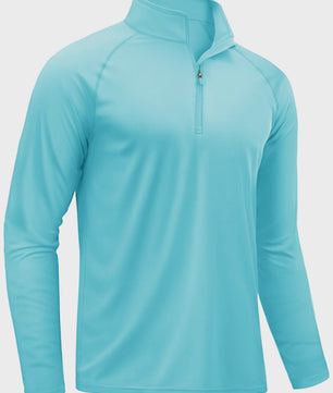 TACVASEN Heren UV Bescherming T-shirt Lange Mouw - UPF50+ Sneldrogend