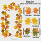 Herfst Slinger met Maple Bladeren - Kunstblad Slinger voor Thanksgiving, Halloween & Feestdecoratie