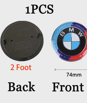 BMW Embleem Vervanging 74/82mm - Motorkap, Kofferbak Badge