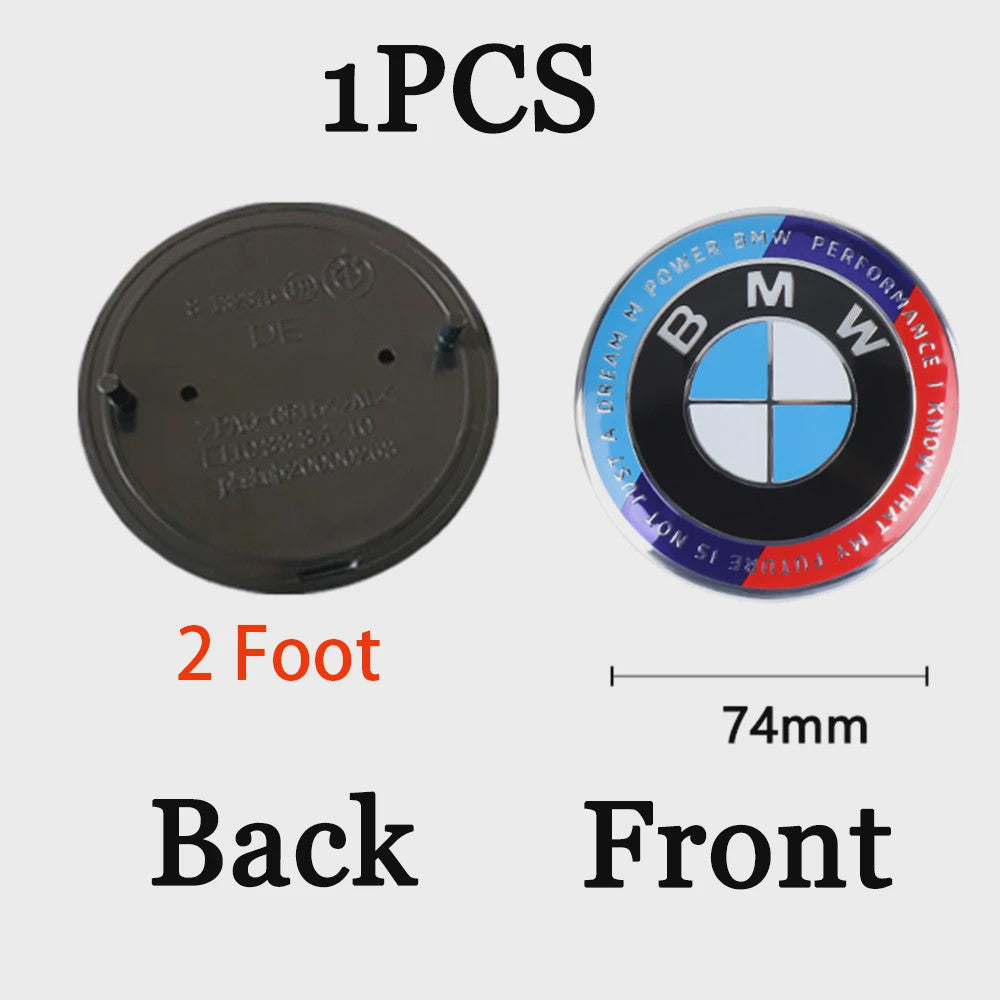 BMW Embleem Vervanging 74/82mm - Motorkap, Kofferbak Badge