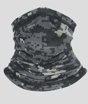 Veelzijdige Camouflage Nekwarmer & Buff - Ademend & UV Beschermend voor Outdoor Sport