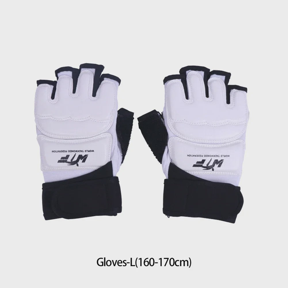 Karate & Taekwondo Handschoenen en Voetbeschermers Set - Half Vinger & Flexibel