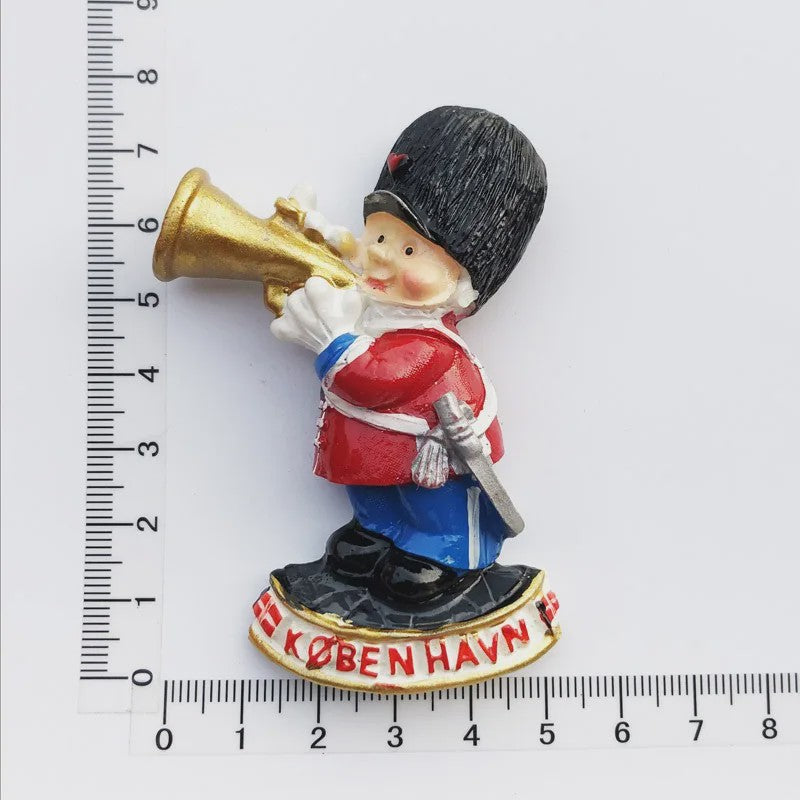 3D Koelkastmagneten Denemarken - Souvenir & Decoratie