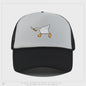 Unieke Geborduurde Baseball Cap met Gans Patroon - Casual Stadsstijl