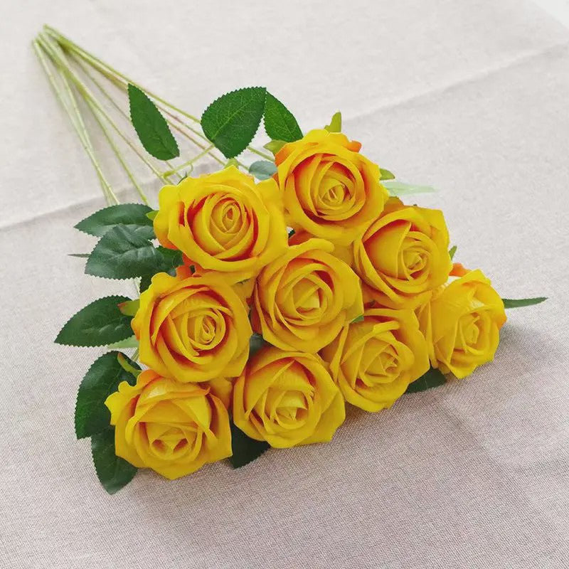 Kunst Rozen Takken - Realistische Kunstbloemen voor Bruiloft & Decoratie (1, 5, 10, 20 stuks)