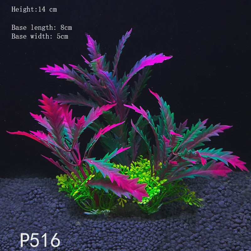 Kunstplanten Aquarium Set - Levendige Decoratie voor Vissenkom en Waterplanten