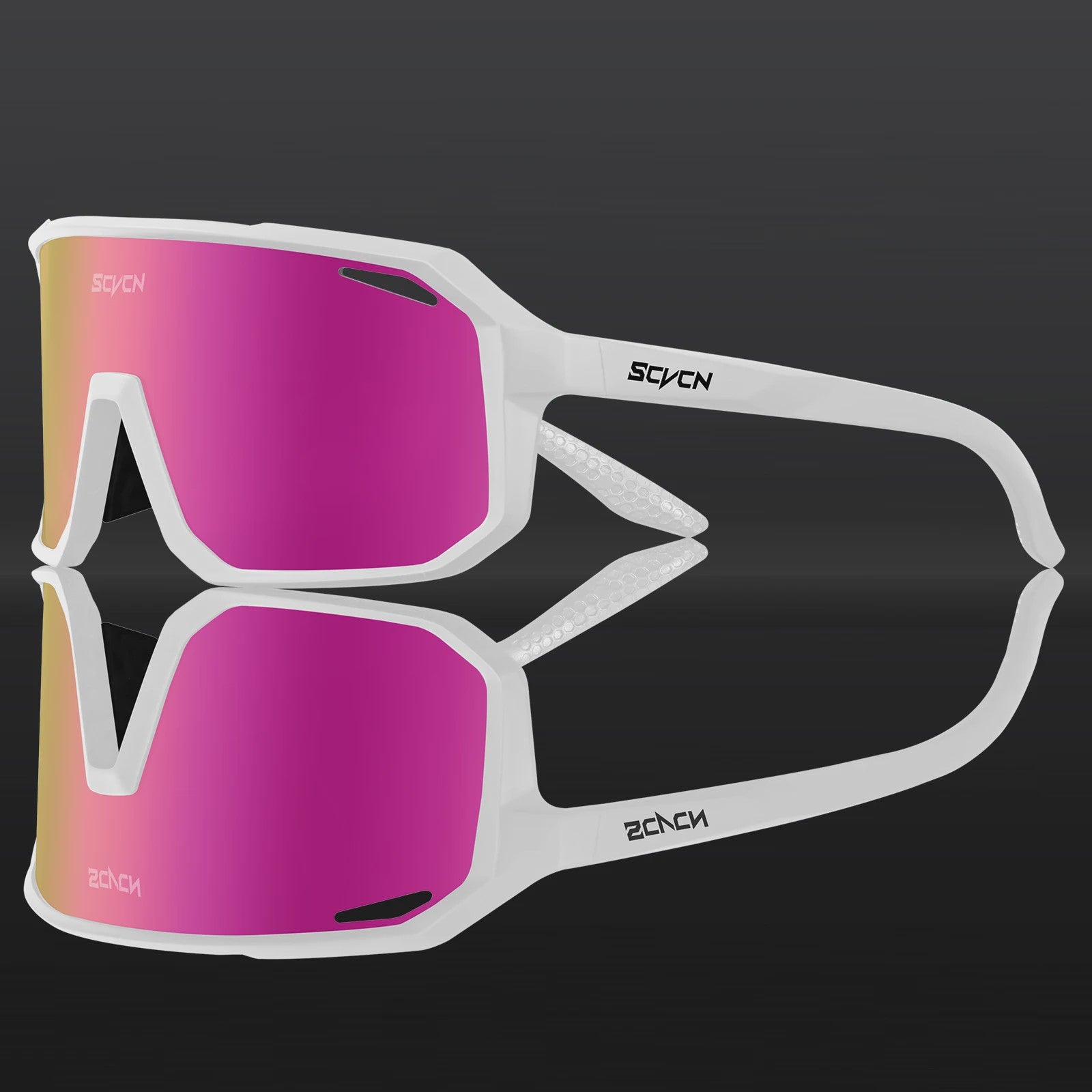 SCVCN Sport Zonnebril - UV400 Bescherming voor Fietsen & Outdoor Activiteiten