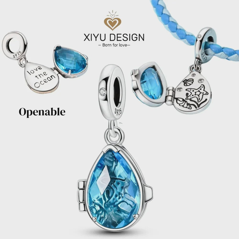 925 Sterling Zilver Oceaan Serie Bedel - DIY Armband Bedeltje voor Dames