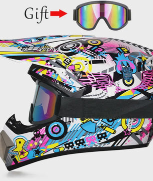 Off-Road Motorcross Helm voor Kinderen & Jongeren - Veilig & Stijlvol