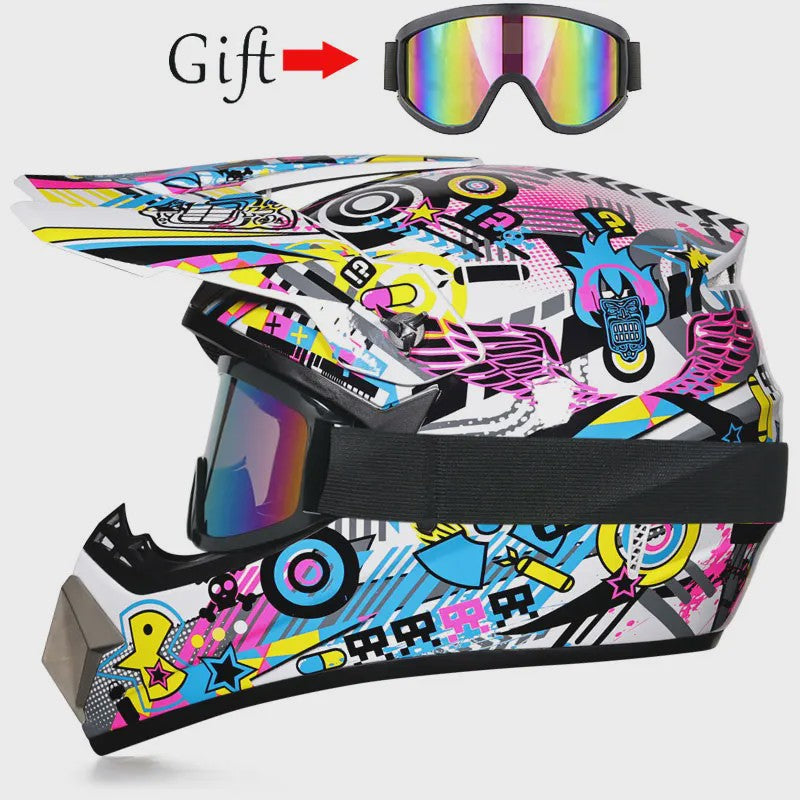 Off-Road Motorcross Helm voor Kinderen & Jongeren - Veilig & Stijlvol