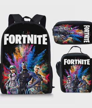 Fortnite Schooltas Set: Rugzak, Pennenhouder & Lunchtas voor Kinderen