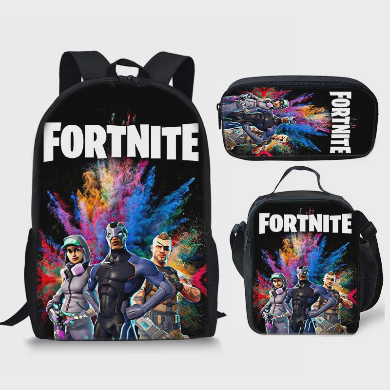 Fortnite Schooltas Set: Rugzak, Pennenhouder & Lunchtas voor Kinderen