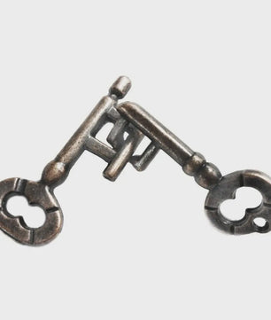 Klassieke Metalen IQ Puzzel Set - Uitdagende Breinbrekers voor Volwassenen